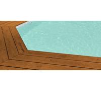 Liner 75/100 compatible Piscine modèle ABRANTES 315x315x133 gris-clair