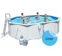 Liner 75/100ème piscine Bestway - hydrium 300 x 120 cm - Bleu ciel (ext. 333 cm)