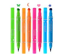 Liner à œil liquide Double à tête, doublure oculaire Double-End-End | Liquide Eye Liner Stamp - Ensemble d'outils de maquillage durable de 4, cosmétiques imperméables pour la danse de voyage