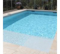 Liner armé uni verni ALKORPLAN 2000 - Bleu Clair - 2,05 x 25 m