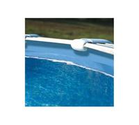 Gre Liner pour piscine acier ronde - 3,50 x h1,32 m - Bleu uni - Jonc d'accrochage