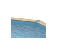 Liner pour piscine bois Ubbink octogonale allongée Coloris du liner - Bleu, Modèle - Octogonale allongée 5,50 x 3,55 x h1,20m