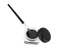 Liner Gel Waterproof Long Lasting Drama Maquillage Gel Eyeliner Eyeliner avec beauté pinceau cosmétique Dernière toute la journée longue (Noir, 0,18 oz / 5 g) intérieur et extérieur