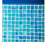 Liner pour piscine acier Gre ovale Coloris - Mosaique, Dimension - 5,00 x 3,00 x h1,32m