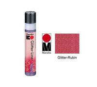 Marabu Peinture Glitter-Liner – Rubis scintillant – 25 ml