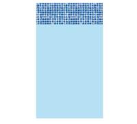 Liner Piscine 75/100 Bleu clair avec frise mosaïque Dia 4.60m H 1.20m
