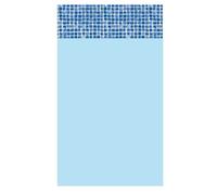 Liner Piscine 75/100 Bleu clair avec frise mosaïque Dia 4.60m H 1.30m