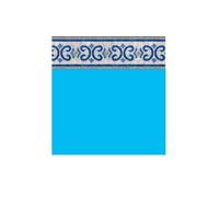 Liner Piscine 75/100 Bleu foncé avec frise Oxford Dia 3.60m H 1.20m