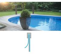 Liner piscine acier ronde - Overlap : 4.60 m - h 1.22 m - 1.32m