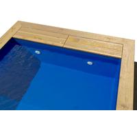 Liner piscine bois mixte Azteck 4.00 x 7.30 x 1.40 m