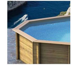 Liner piscine bois Sunbay 8.80 m x 4.85 m - H. 1,48 m _ Antalya - Cabo Verde - Caravella - Hudson - Meridien