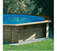 Liner Piscine Hors Sol Bois - OOGARDEN - PI002 Nosy Be - 2018 Octo 4230 x 1147 - 75/100 - Bleu