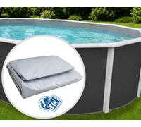 Liner piscine hors-sol ovale Toi SWIMPOOL 550X366X132cm couleur gris