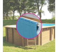 Liner pour piscine bois Sunbay octogonale allongée - Cannelle 2 - 5,35 x 3,35 x h1,17m