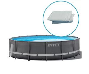 Liner pour piscine Intex Ultra Frame tubulaire ronde - 4,88 x h1,22m