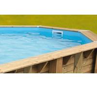 Liner piscine Ubbink Azura rectangulaire 200x400x126cm 75/100ème Bleu