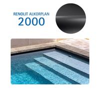 Liner PVC armé 150/100e Uni avec vernis Alkorplan 2000 Gris anthracite