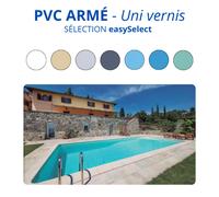 Liner PVC armé 150/100e Uni avec vernis easySelect