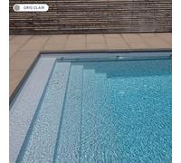 Liner PVC armé Alkorplan 2000 VERNI Uni (150/100e) - Gris clair - 2,05 x 25 m