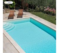 Liner PVC armé Alkorplan 2000 VERNI Uni (150/100e) - Sable - 1,65 x 25 m