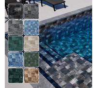 Liner PVC armé Aquasense Signature 180/100e texturé - 41,25 m² - Brown Basalt -