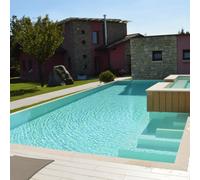 Liner PVC armé uni verni ALKORPLAN 2000 - Sable - 2,05 x 25 m