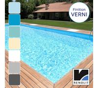 Liner PVC armé uni verni ALKORPLAN 2000 - Vert Caraïbes - 2,05 x 25 m