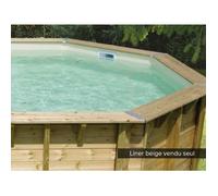 Liner seul Beige pour piscine bois Linéa 6,50 x 3,50 x 1,40 m - Ubbink