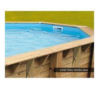 Liner seul Bleu pour piscine bois Azura 3,00 x 3,00 x 1,26 m - Ubbink