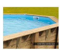 Liner seul Bleu pour piscine bois Sunwater 4,90 x 3,00 x 1,20 m - Ubbink
