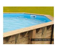 Liner seul pour piscine bois Linéa 11,00 x 5,00 x 1,40 m Bleu