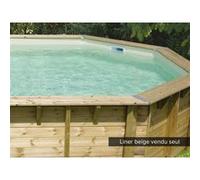 Liner seul pour piscine bois Océa Ø 4,30 x 1,20 m Beige beige G