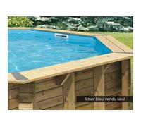 Liner pour piscine bois Ubbink octogonale Coloris du liner - Bleu, Modèle - Octogonale 5,10 x h1,20m