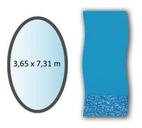 liner swirl forme ovale 3.65x7.31m pour piscine hors sol - li1224sb - swimline