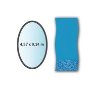 Swimline - liner swirl forme ovale 4,57x9,14m pour piscine hors sol - li1530sb