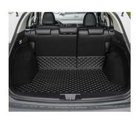 Liner Tapis Coffre Tapis Coffre Arrière Voiture Cuir PU 1 Pièce pour HRV pour Vezel 2015-2021 Imperméable Plateau Doublure Chargement Tapis Sol Protection Coussin IntéRieur(Beige Line)