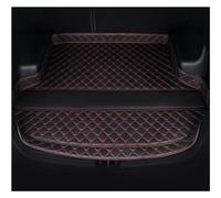 Liner Tapis Coffre Tapis Coffre Voiture Haut Côté pour Cadillac pour SRX 2010-2016 Tapis Revêtement Cargaison Couverture Intérieurs Protection Coussin IntéRieur(Black Red1)
