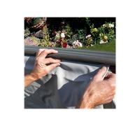 Liner uni gris pour piscine composite 8,04m x 3,86 m