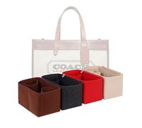 LinerLink Organiseur de sac pour coach Field Tote 30 (30 x 23 x 15,5 cm) | Organiseur de sac fait à la main | Insert de sac personnalisé | Doublure de sac en feutre de 2 mm | Façonneur de sac à main