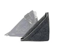 LinerLink Organiseur de sac pour sac à bandoulière triangulaire Prada en cuir (26 x 14 x 12 cm) | Insert de sac personnalisé fait à la main | Doublure de sac en feutre de 2 mm | Façonneur de sac à