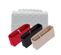 LinerLink Organiseur pour Mini Rectangulaire Chanel (20 x 12 x 7 cm) | Organisateur Fait à la Main | Insert Personnalisé | Doublure en Feutre de 2 mm