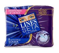 lines Assorbenti Seta Ultra Notte Ali 8 Pzdla Gamma Di Assorbenti Che Offre L'Asciutto Pulito N°1 en Italie, Grazie Alla Tecnologia Instant Dry.
