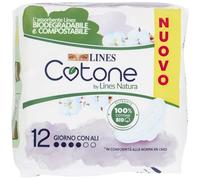 Lines Coton Serviettes Jour avec Ailes x10+2