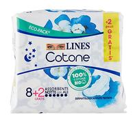 Lines Coton Serviettes Nuit x8+2