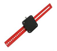 Lines Double échelle de 30 cm Gadget en forme de T pour marquage parallèle du travail du bois avec rapporteur d'angle pour aluminium Dessin à 360 degrés pour règle verticale en alliage