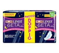 Lines Serviettes hygiéniques Ultra Nuit – Lot de 16