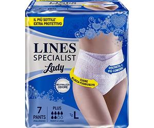 Lines Specialist - Culottes absorbantes "Plus" pour fuites urinaires