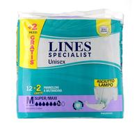 Lines Specialist Lot de 14 couches à culotte M