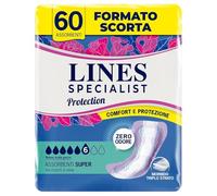 Lines Specialist Protection Super, serviettes d'incontinence, carton de 60 pièces