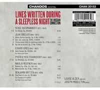 Lines Written During a Sleepless Night: The Russian Connection by Louise Alder